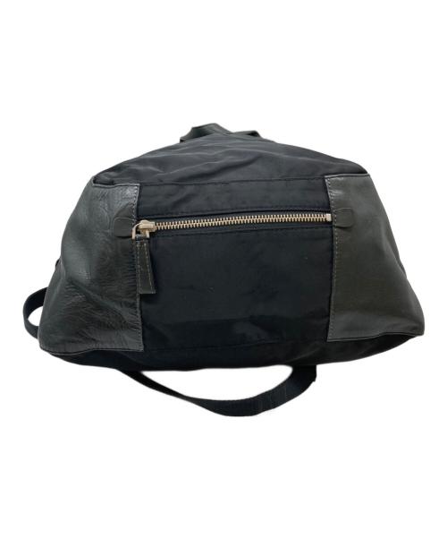 PAUL SMITH（ポールスミス）Paul Smith (ポールスミス) レザー切替バックパック ブラックの古着・服飾アイテム