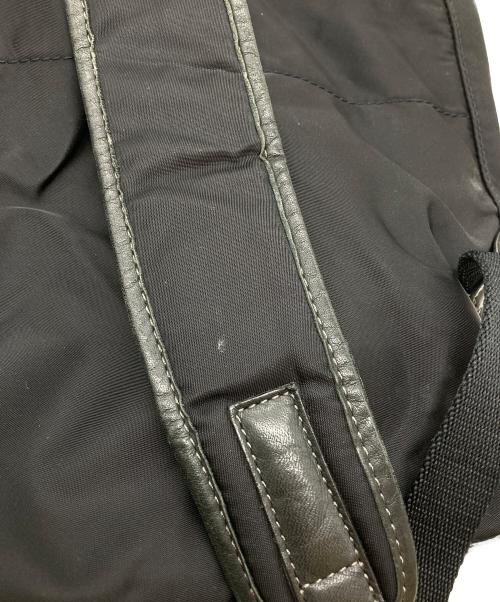 PAUL SMITH（ポールスミス）Paul Smith (ポールスミス) レザー切替バックパック ブラックの古着・服飾アイテム