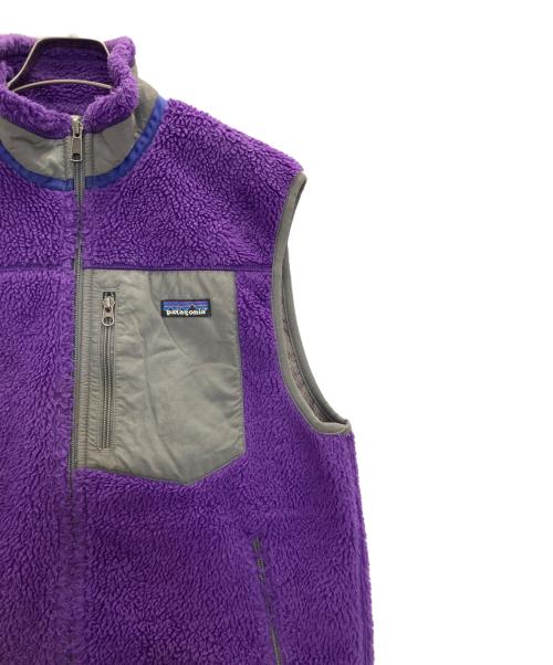 Patagonia（パタゴニア）Patagonia (パタゴニア) フリースベスト パープル サイズ:Ⅿの古着・服飾アイテム