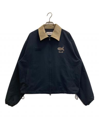 中古・古着通販】BROOK (ブルック) zip blouson ネイビー サイズ:1 中古・古着通販】BROOK (ブルック) zip blouson ネイビー サイズ:1