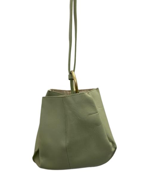 MARROW（マロウ）MARROW (マロウ) RING HANDLE BAG グリーンの古着・服飾アイテム