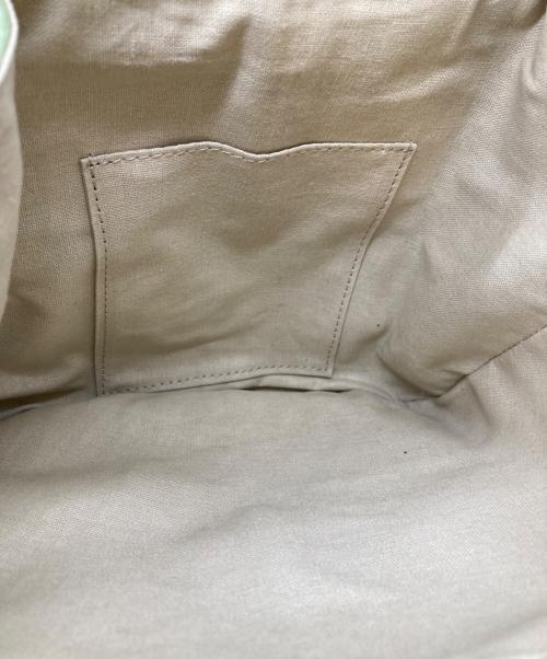 MARROW（マロウ）MARROW (マロウ) RING HANDLE BAG グリーンの古着・服飾アイテム