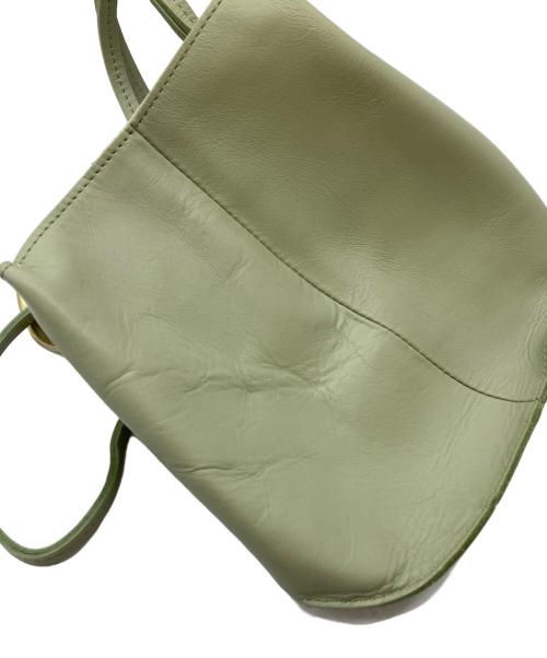 MARROW（マロウ）MARROW (マロウ) RING HANDLE BAG グリーンの古着・服飾アイテム