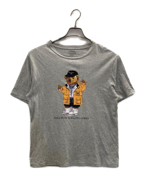 POLO RALPH LAUREN（ポロ・ラルフローレン）POLO RALPH LAUREN (ポロ・ラルフローレン) プリントTシャツ グレー サイズ:サイズ表記ハガレ有の古着・服飾アイテム