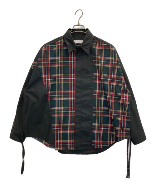 FACETASM（ファセッタズム）FACETASM (ファセッタズム) ドッキングシャツ ネイビー サイズ:00の古着・服飾アイテム