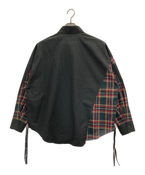 FACETASM（ファセッタズム）FACETASM (ファセッタズム) ドッキングシャツ ネイビー サイズ:00の古着・服飾アイテム