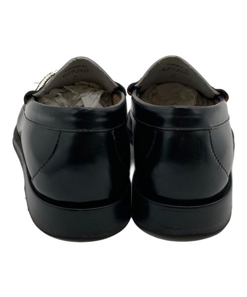 G.H.BASS（ジーエイチバス）G.H.BASS (ジーエイチバス) コインローファー ホワイト×ブラック サイズ:40の古着・服飾アイテム