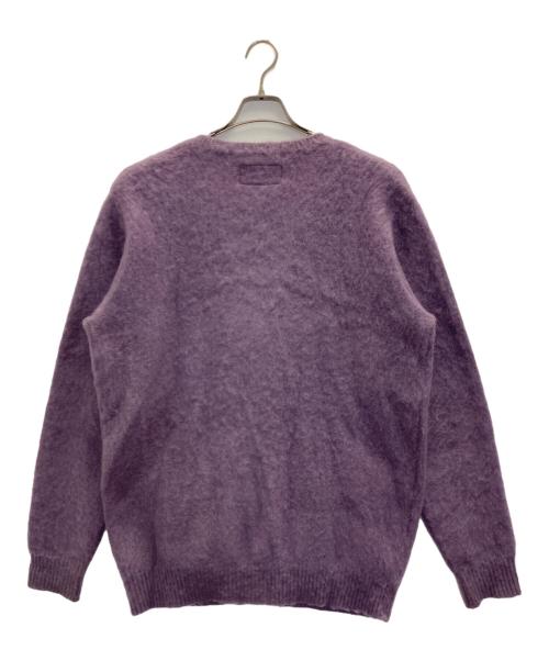 WACKO MARIA（ワコマリア）WACKO MARIA (ワコマリア) モヘアカーディガン GUILTY PARTIES パープル サイズ:Lの古着・服飾アイテム