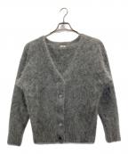 IENAイエナ）の古着「シャギーニットカーディガン」｜グレー