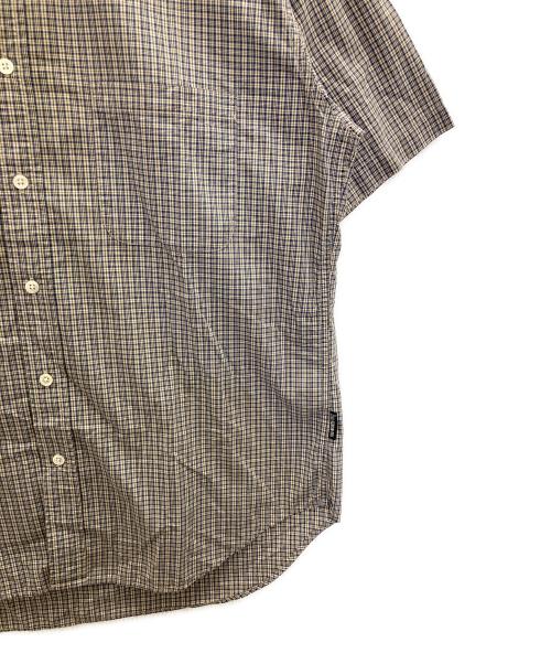 THE NORTH FACE（ザ ノース フェイス）THE NORTH FACE (ザ ノース フェイス) 半袖シャツ ベージュ×ネイビー サイズ:Ｌの古着・服飾アイテム