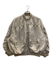 RAY BEAMS（レイ ビームス）の古着「ギャザーブルゾン」｜ベージュ