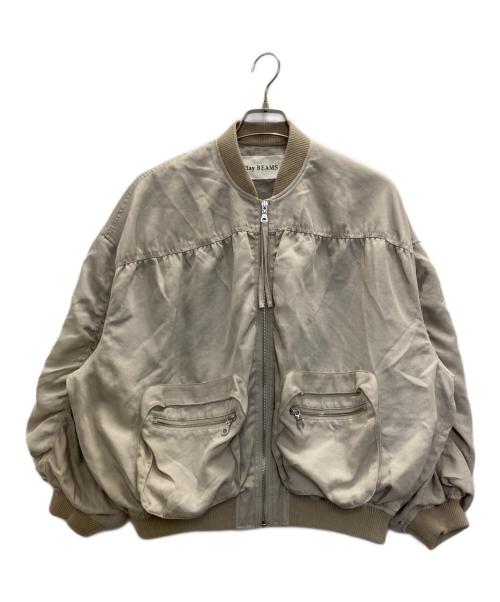 RAY BEAMS（レイ ビームス）RAY BEAMS (レイ ビームス) ギャザーブルゾン ベージュ サイズ:表記無しの古着・服飾アイテム