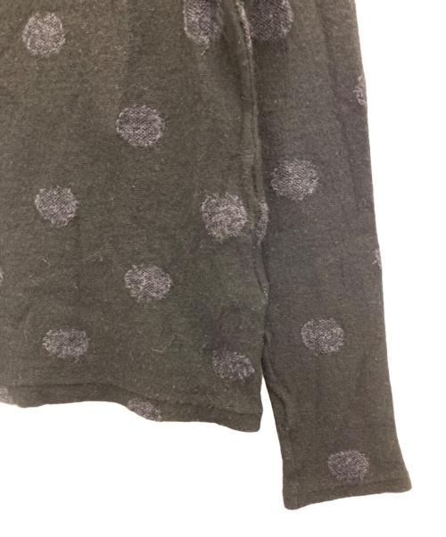 yohji yamamoto+noir（ヨウジヤマモトプリュスノアール）yohji yamamoto+noir (ヨウジヤマモトプリュスノアール) ドットニット ブラック サイズ:2の古着・服飾アイテム