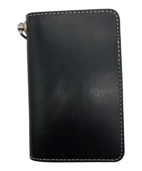 KC's LEATHER CRAFT（ケーシーズ）KC's LEATHER CRAFT (ケーシーズ) ロングビルフォールド エレノア カウハイド ブラックの古着・服飾アイテム