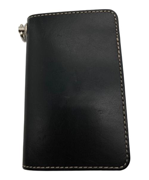 KC's LEATHER CRAFT（ケーシーズ）KC's LEATHER CRAFT (ケーシーズ) ロングビルフォールド エレノア カウハイド ブラックの古着・服飾アイテム