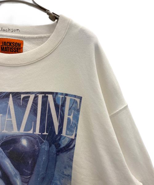 JACKSON MATISSE（ジャクソンマティス）JACKSON MATISSE (ジャクソンマティス) BAYFLOW (ベイフロー) プリントスウェット ホワイト サイズ:3の古着・服飾アイテム