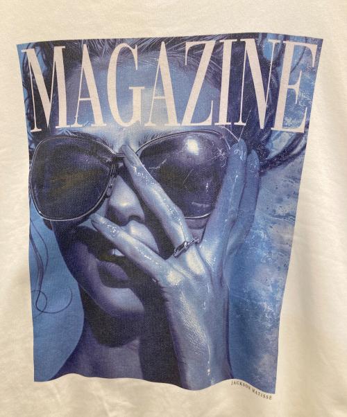 JACKSON MATISSE（ジャクソンマティス）JACKSON MATISSE (ジャクソンマティス) BAYFLOW (ベイフロー) プリントスウェット ホワイト サイズ:3の古着・服飾アイテム