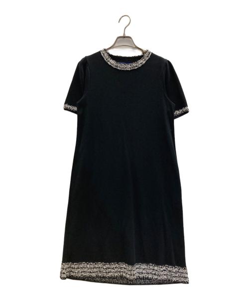 M'S GRACY（エムズグレイシー）M'S GRACY (エムズグレイシー) アンサンブルワンピース ブラック サイズ:38の古着・服飾アイテム