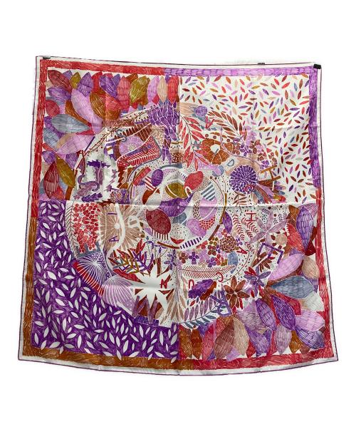 HERMES（エルメス）HERMES (エルメス) カレ90 パープルの古着・服飾アイテム