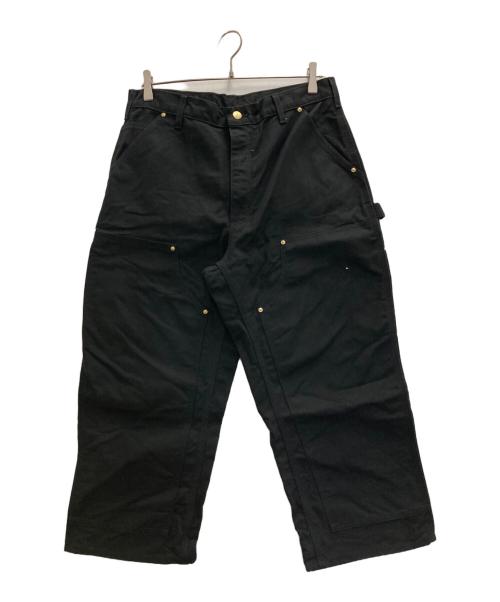 CarHartt（カーハート）CarHartt (カーハート) ダブルニーワークパンツ ブラック サイズ:86cm (W34)の古着・服飾アイテム
