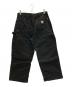 CarHartt (カーハート) ダブルニーワークパンツ ブラック サイズ:86cm (W34)：10000円