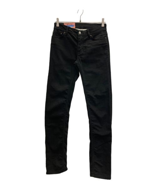 Acne studios（アクネ ストゥディオス）ACNE STUDIOS (アクネ ストゥディオス) デニムパンツ ブラック サイズ:71cm (W28)の古着・服飾アイテム