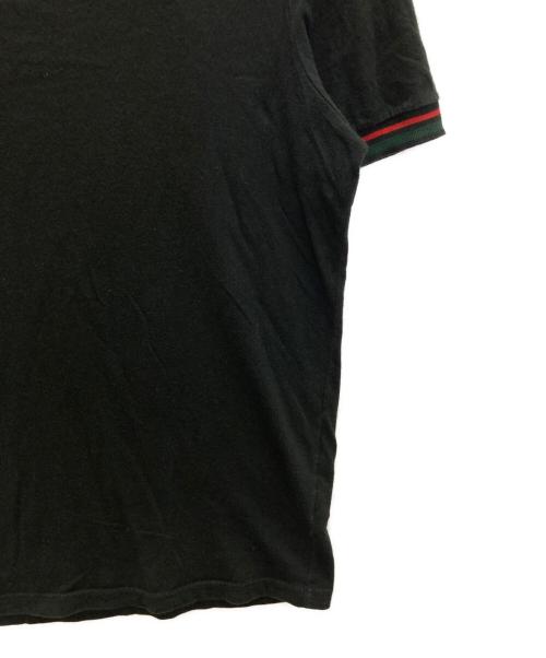 GUCCI（グッチ）GUCCI (グッチ) シェリーラインリブT-shirts ブラック サイズ:Sの古着・服飾アイテム