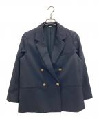 Mila Owenミラオーウェン）の古着「金釦ダブルブレザー」｜ネイビー