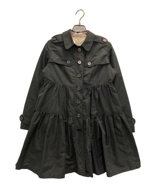 BURBERRY（バーバリー）BURBERRY (バーバリー) ティアードコート ブラック サイズ:12y152㎝の古着・服飾アイテム