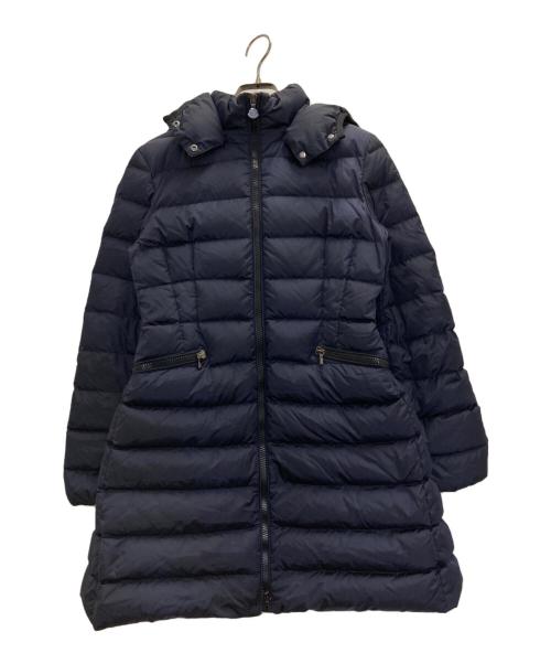MONCLER（モンクレール）MONCLER (モンクレール) ロングダウンコート ネイビー サイズ:12 152㎝の古着・服飾アイテム