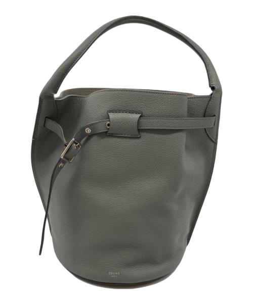 CELINE（セリーヌ）CELINE (セリーヌ) Big Bag  Bucket Nano グレーの古着・服飾アイテム