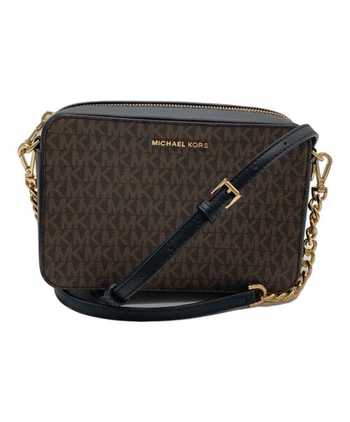 MICHAEL KORS（マイケル・コース）MICHAEL KORS (マイケル・コース) クロスボディバッグ ブラウン 未使用品の古着・服飾アイテム