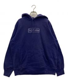 SUPREME（シュプリーム）の古着「KAWS Chalk Logo Hooded Sweatshirt」｜ネイビー