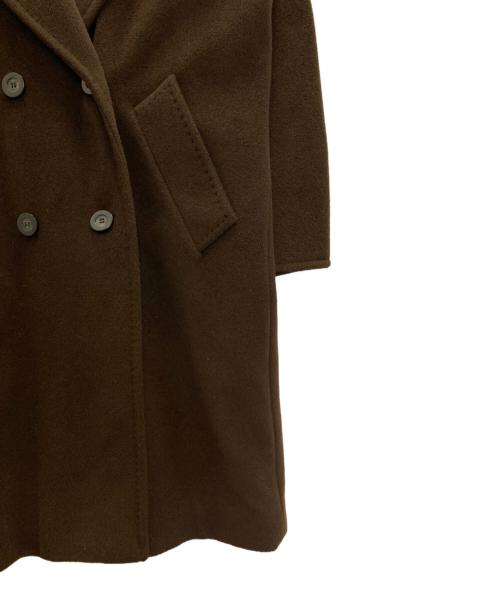 MaxMara（マックスマーラ）MaxMara (マックスマーラ) ウールカシミヤ混ダブルコート ブラウン サイズ:38の古着・服飾アイテム