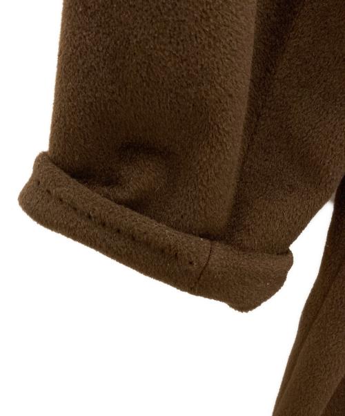 MaxMara（マックスマーラ）MaxMara (マックスマーラ) ウールカシミヤ混ダブルコート ブラウン サイズ:38の古着・服飾アイテム