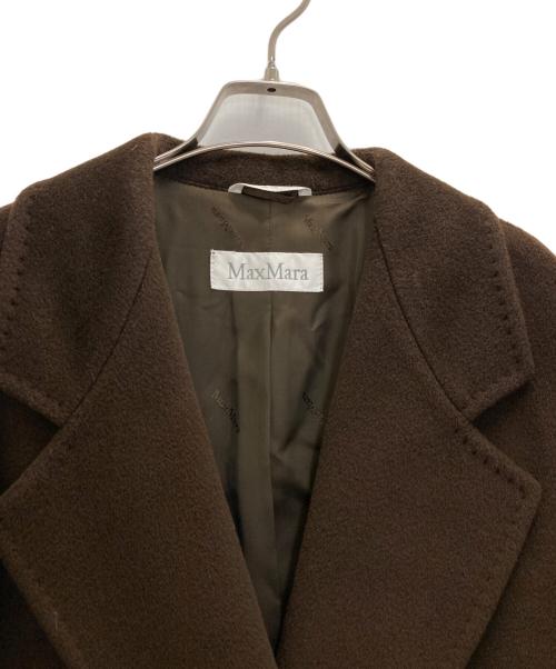 MaxMara（マックスマーラ）MaxMara (マックスマーラ) ウールカシミヤ混ダブルコート ブラウン サイズ:38の古着・服飾アイテム