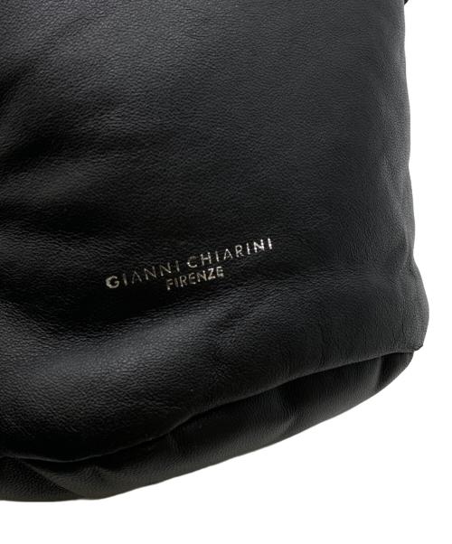 GIANNI CHIARINI（ジャンニ キアリーニ）GIANNI CHIARINI (ジャンニ キアリーニ) レザー2WAYショルダーバッグ ブラックの古着・服飾アイテム
