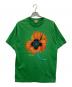 KENZO（ケンゾー）の古着「フロントポピーフラワーTシャツ」｜グリーン