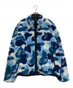 A BATHING APEア ベイシング エイプ）の古着「ABC Camo Boa Reversible Jacket」｜ブルー