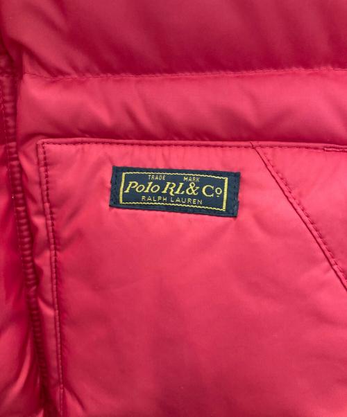 POLO RALPH LAUREN（ポロ・ラルフローレン）POLO RALPH LAUREN (ポロ・ラルフローレン) ダウンジャケット レッド サイズ:Mの古着・服飾アイテム
