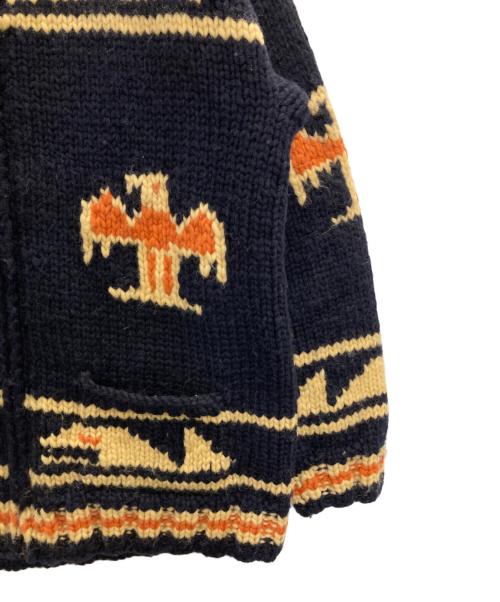CANADIAN SWEATER（カナディアンセーター）CANADIAN SWEATER (カナディアンセーター) カウチンニットジャケット ネイビー サイズ:Ⅼの古着・服飾アイテム