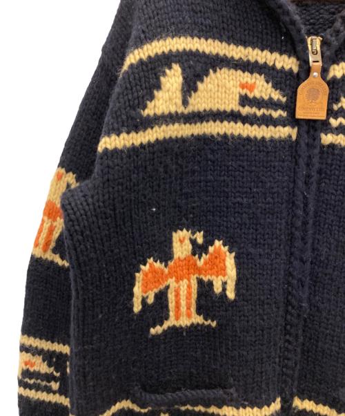 CANADIAN SWEATER（カナディアンセーター）CANADIAN SWEATER (カナディアンセーター) カウチンニットジャケット ネイビー サイズ:Ⅼの古着・服飾アイテム