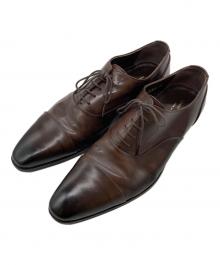 QUEEN CLASSICO（クインクラシコ）の古着「ストレートチップシューズ」｜グリーン