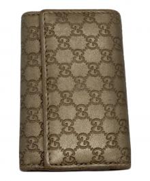 GUCCI（グッチ）の古着「マイクログッチシマ6連キーケース」｜ゴールド