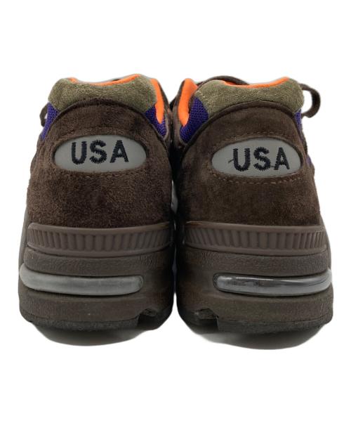 NEW BALANCE（ニューバランス）NEW BALANCE (ニューバランス) ローカットスニーカー ブラウン サイズ:27.5cmの古着・服飾アイテム