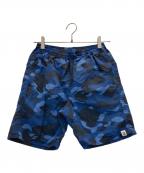 A BATHING APEア ベイシング エイプ）の古着「Camo Beach Short」｜ネイビー