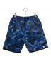 A BATHING APE（ア ベイシング エイプ）の古着「Camo Beach Short」｜ネイビー
