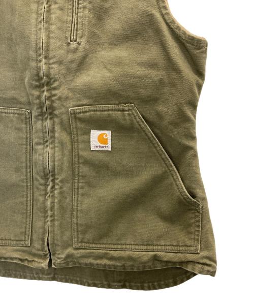CarHartt（カーハート）CarHartt (カーハート) ダック地ハイネックベスト カーキ サイズ:サイズ表記無しの古着・服飾アイテム