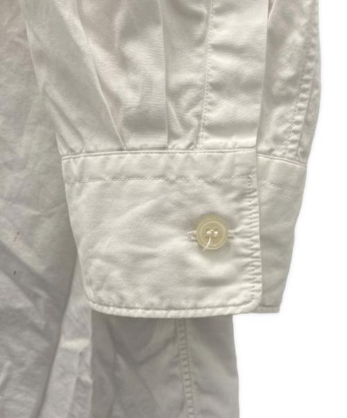 BLACK COMME des GARCONS（ブラックコムデギャルソン）BLACK COMME des GARCONS (ブラックコムデギャルソン) ロングシャツ ホワイト サイズ:Lの古着・服飾アイテム