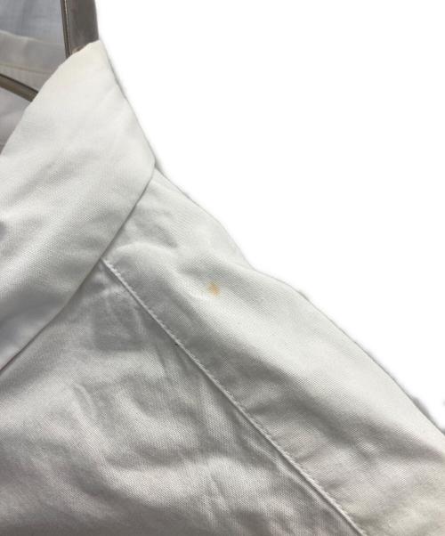 BLACK COMME des GARCONS（ブラックコムデギャルソン）BLACK COMME des GARCONS (ブラックコムデギャルソン) ロングシャツ ホワイト サイズ:Lの古着・服飾アイテム